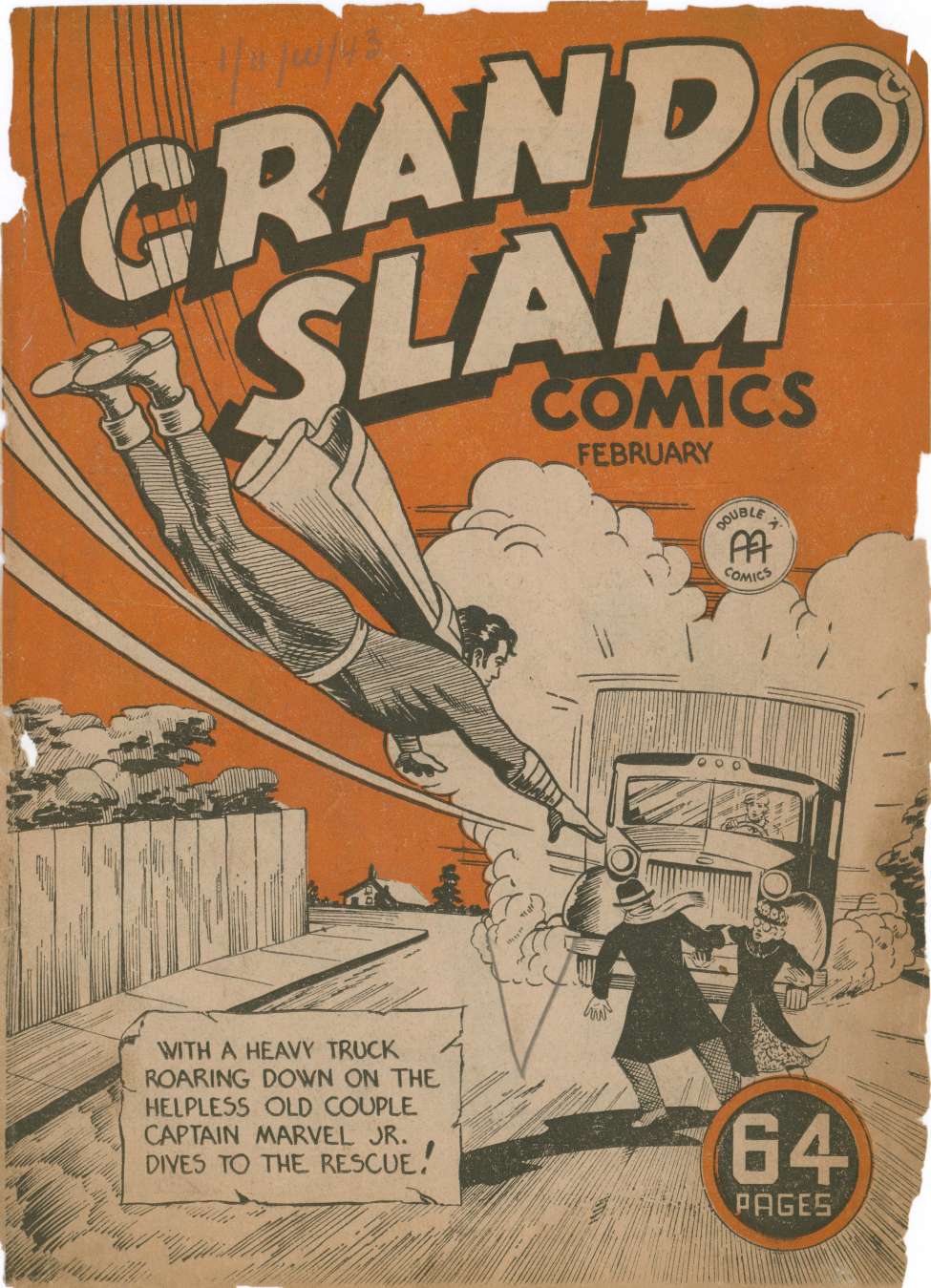 Book Cover For Grand Slam Comics v2 3 - Version 2