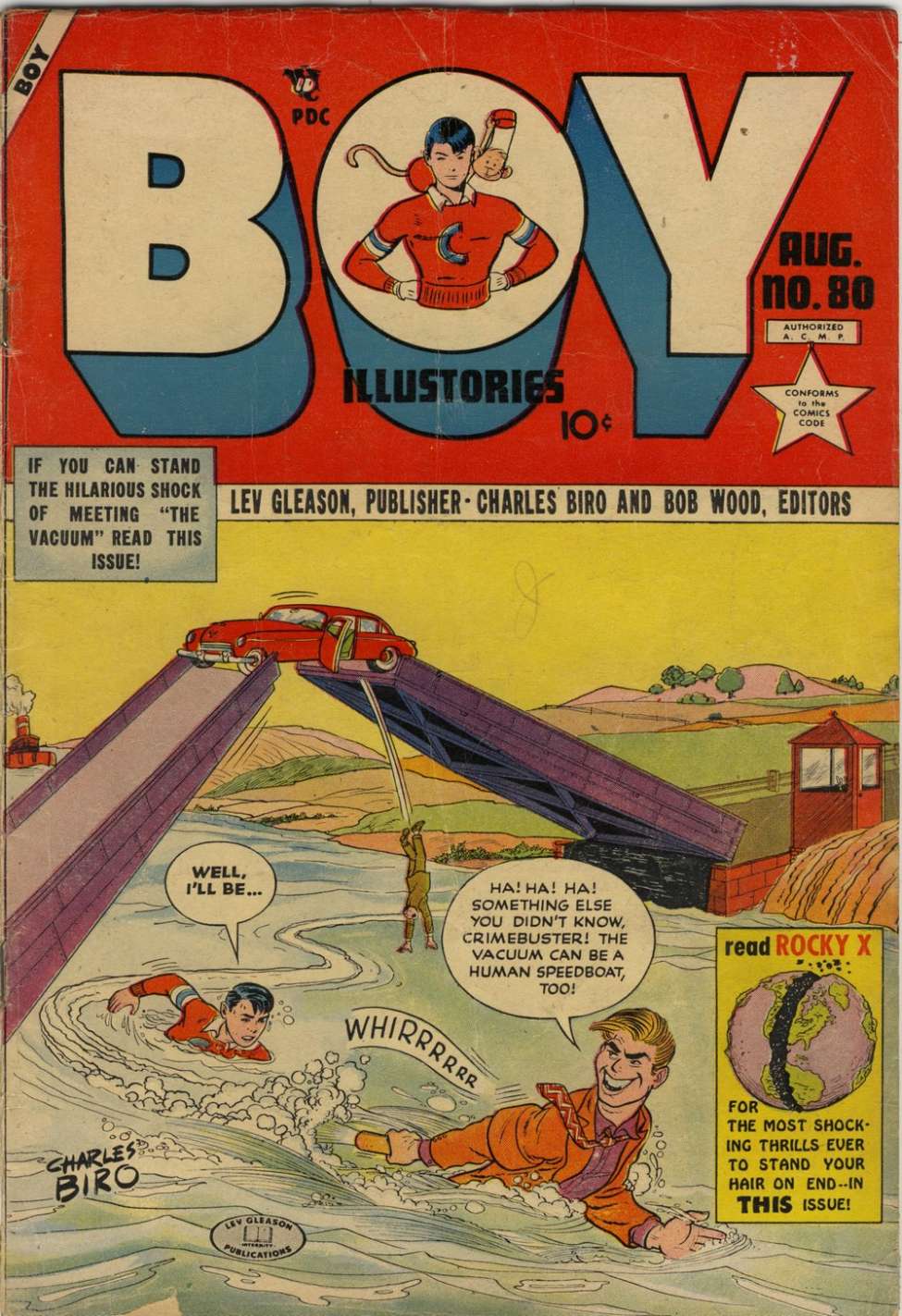Comic Book Cover For Boy Comics 80