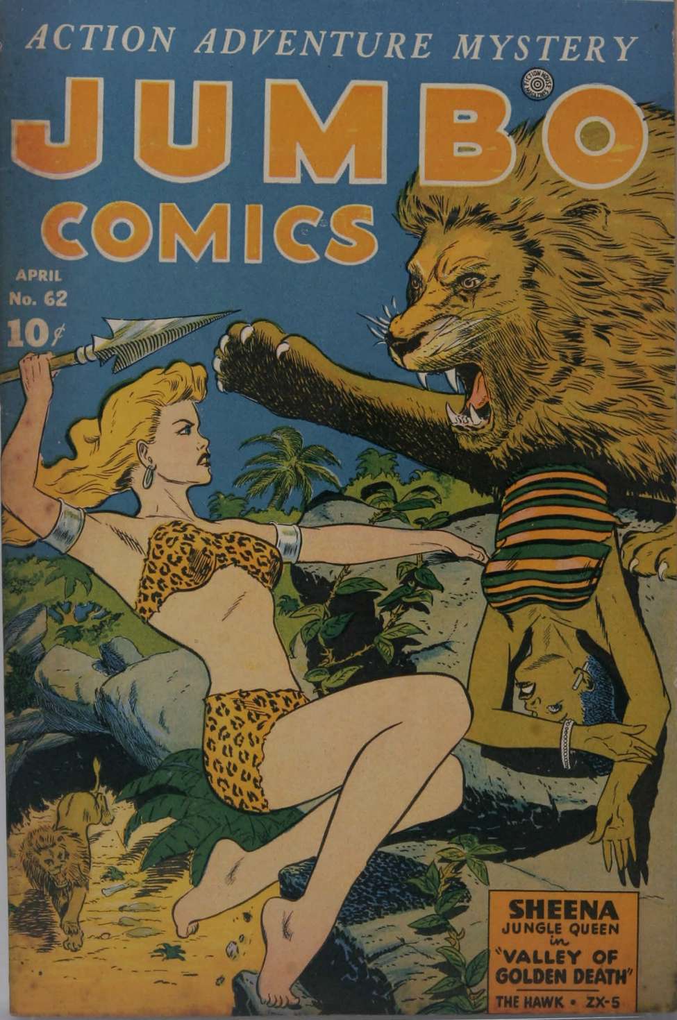 Comic Book Cover For Jumbo Comics 62