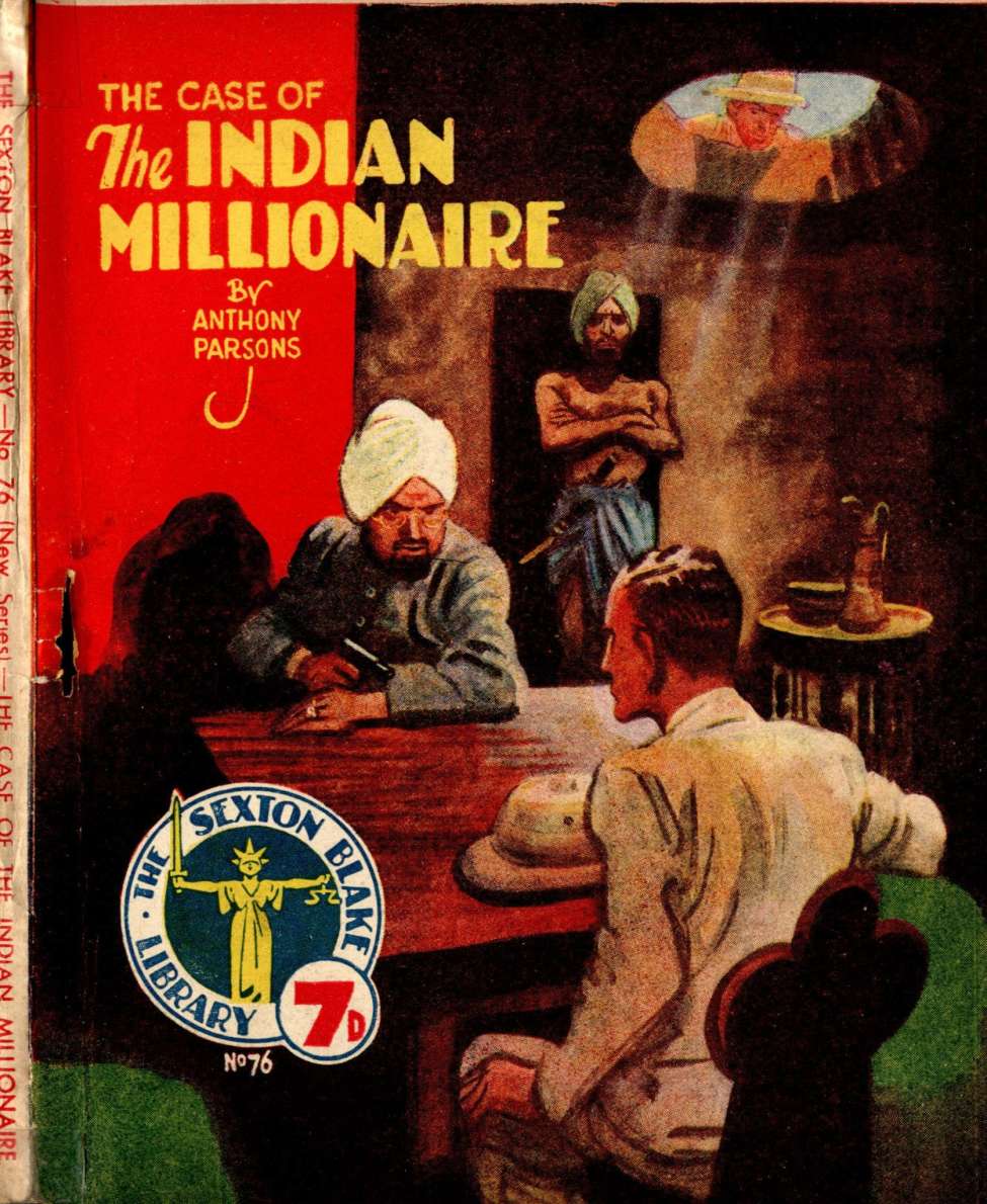 Comic Book Cover For Sexton Blake Library S3 76 - The Case of the Indian Millionaire
