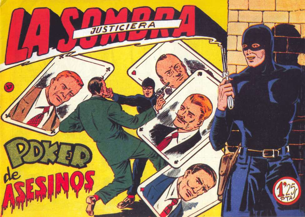 Book Cover For La Sombra Justiciera 37 - Póker De Asesinos