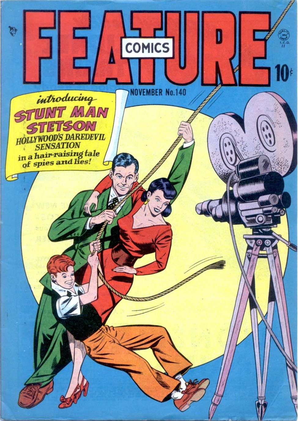 Comic Book Cover For Feature Comics 140 - Version 1