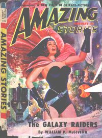 Large Thumbnail For Amazing Stories v24 2 - The Galaxy Raiders - William P. McGivern