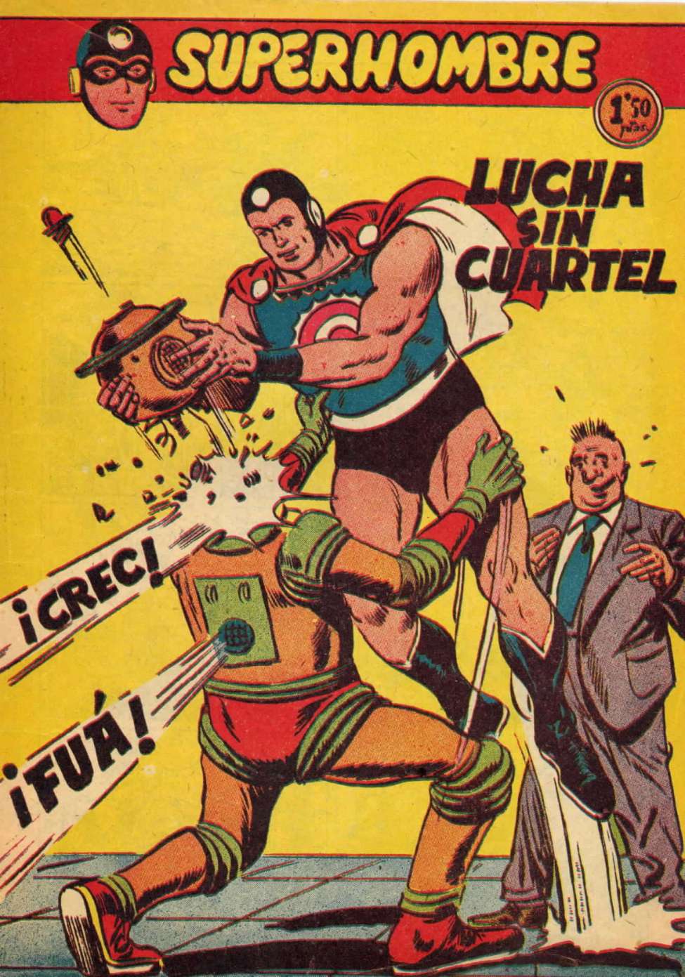 Comic Book Cover For SuperHombre 41 Lucha sin cuartel
