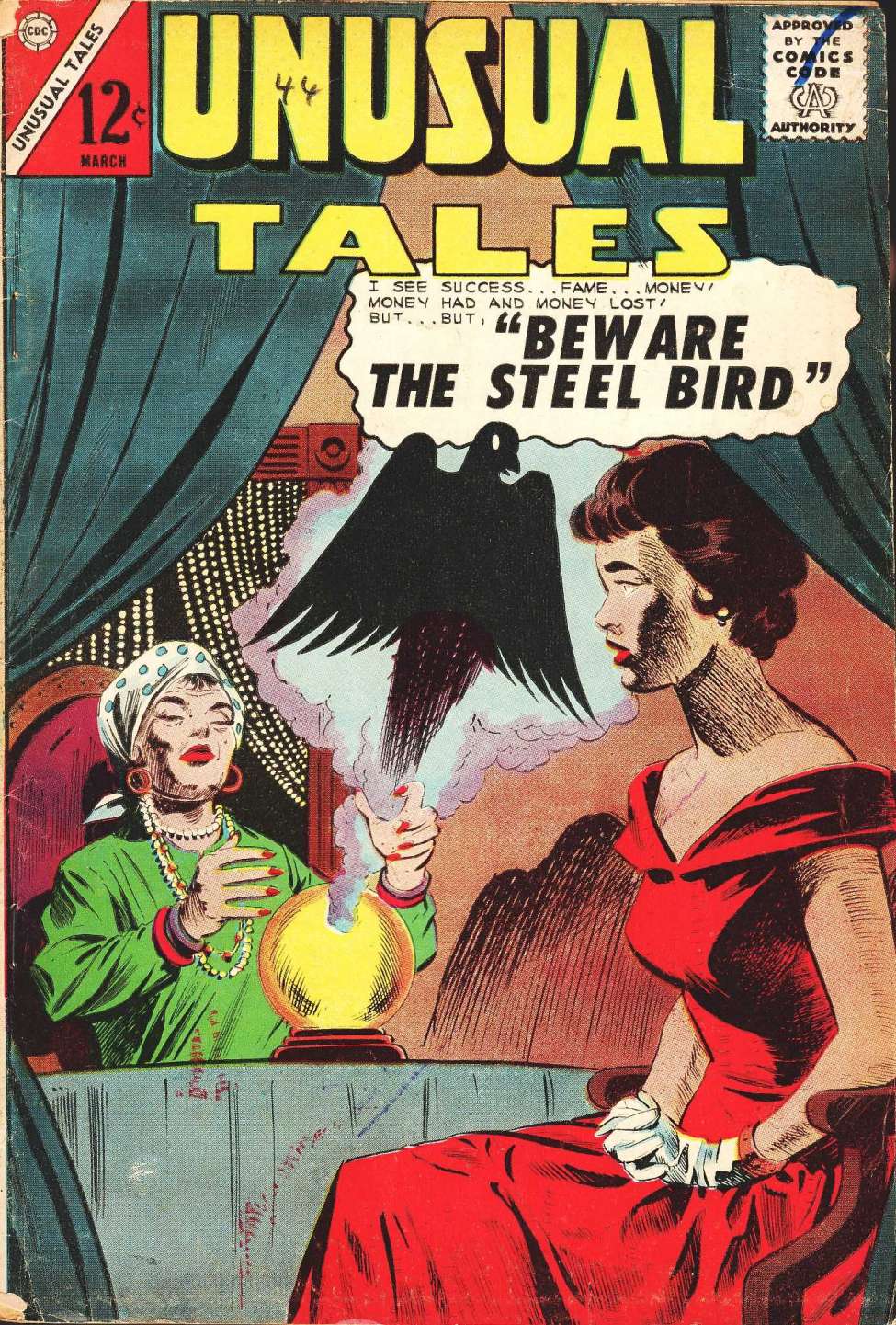 Comic Book Cover For Unusual Tales 44