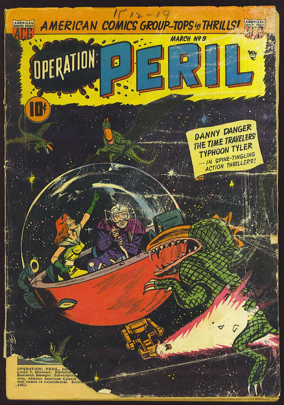 Comic Book Cover For Operation: Peril 9