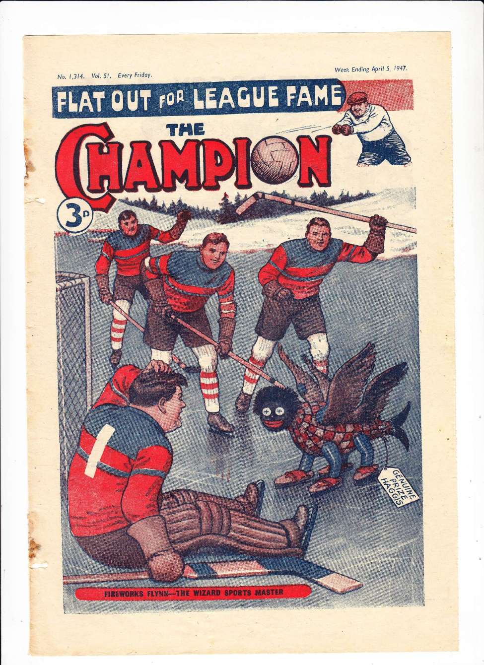 Comic Book Cover For The Champion 1314