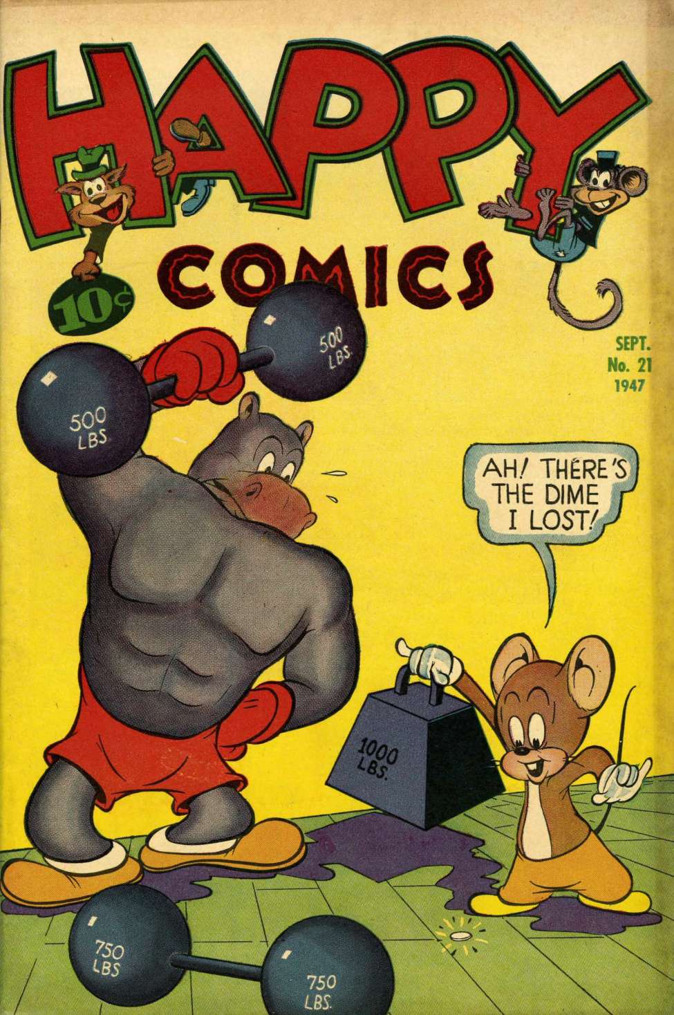 Comic Book Cover For Happy Comics 21
