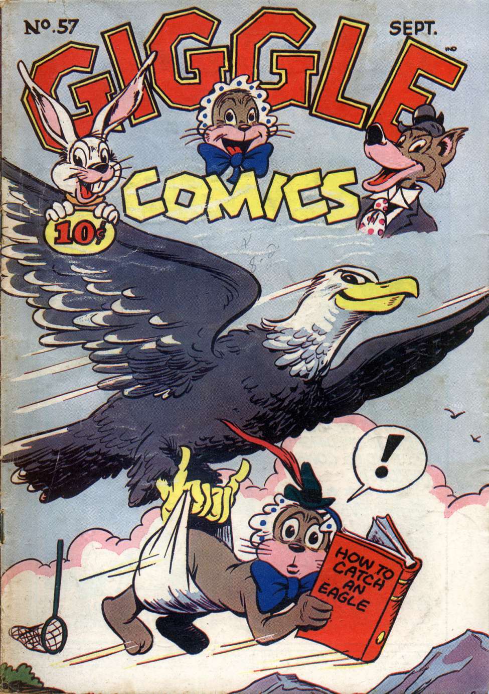 Comic Book Cover For Giggle Comics 57