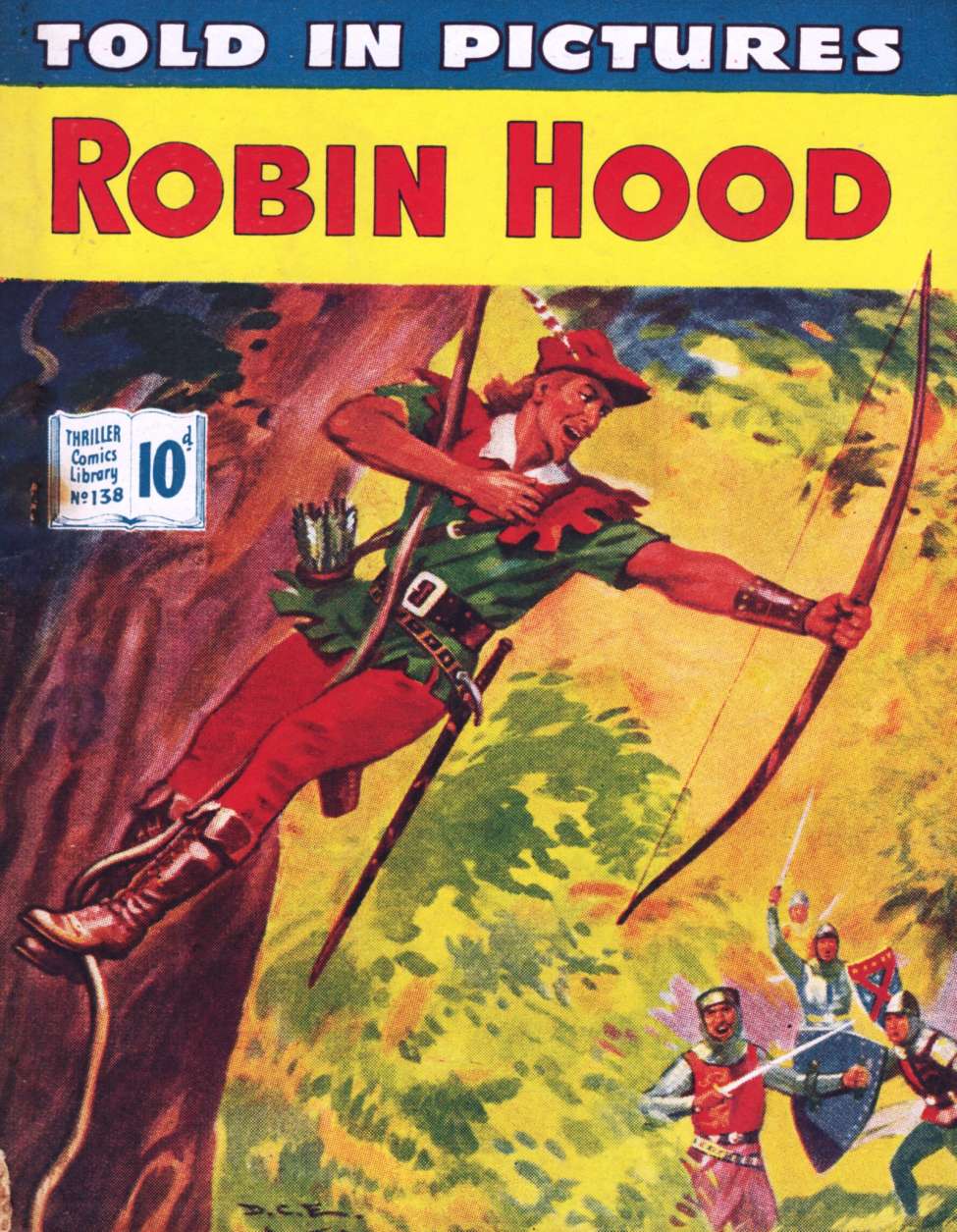 Book Cover For Thriller Comics Library 138 - Robin Hood