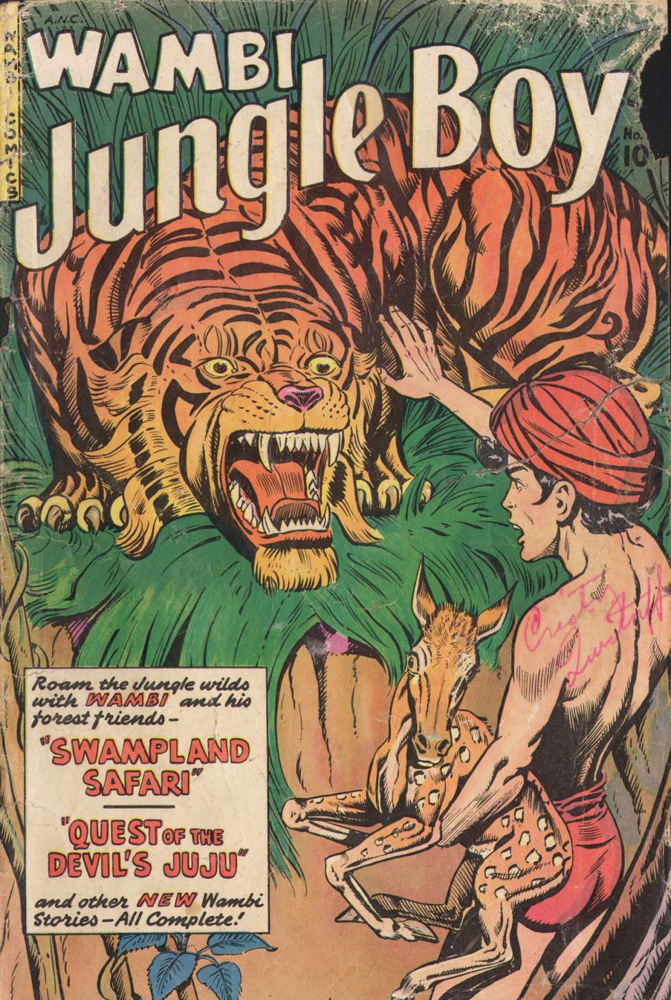 Comic Book Cover For Wambi, Jungle Boy 9
