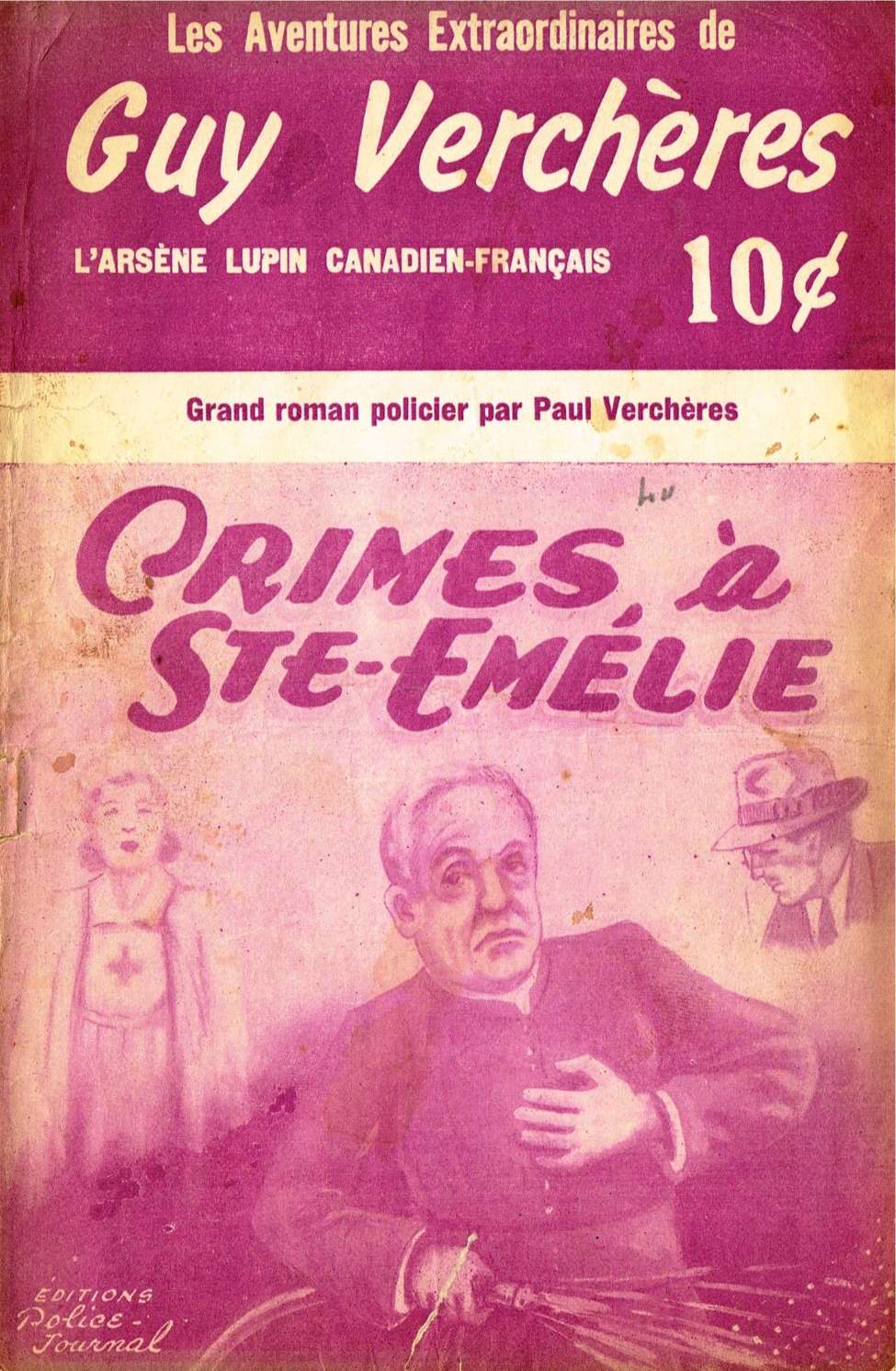 Book Cover For Guy Verchères v1 17 - Crimes à Ste-Emélie