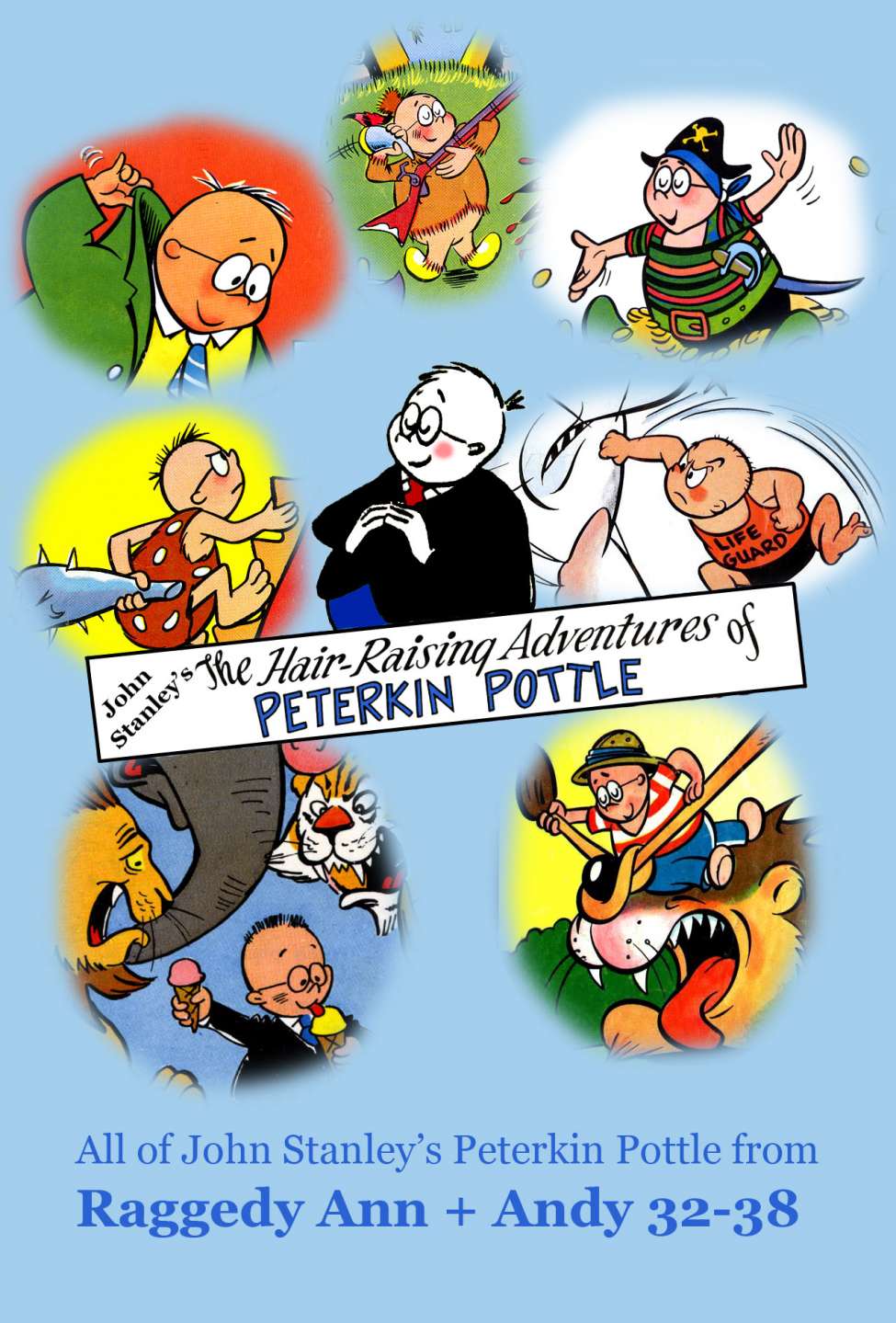 Book Cover For John Stanley's The Hair-Raising Adventures of Peterkin Pottle