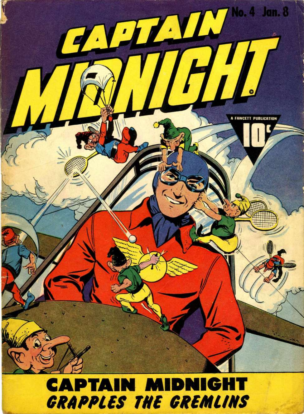 Comic Book Cover For Captain Midnight 4