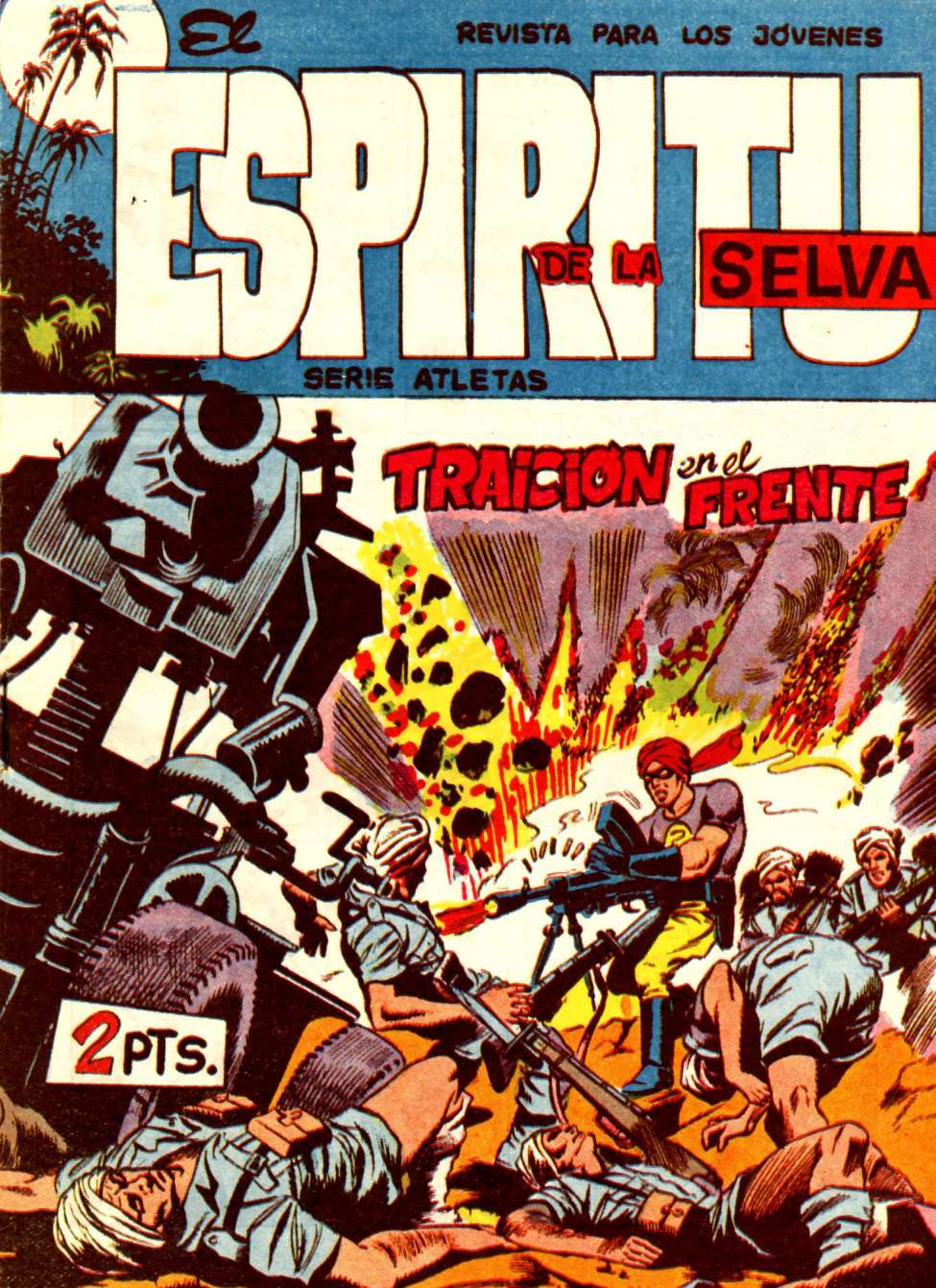 Comic Book Cover For El Espiritu De La Selva 58 - Traición en El Frente