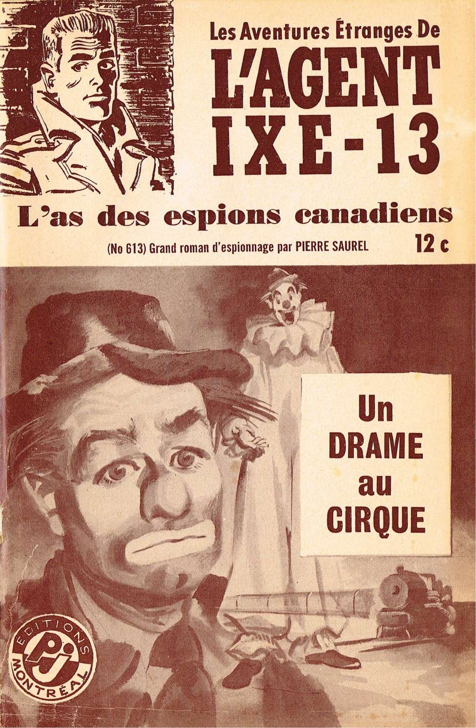 Book Cover For L'Agent IXE-13 v2 613 - Un drame au cirque