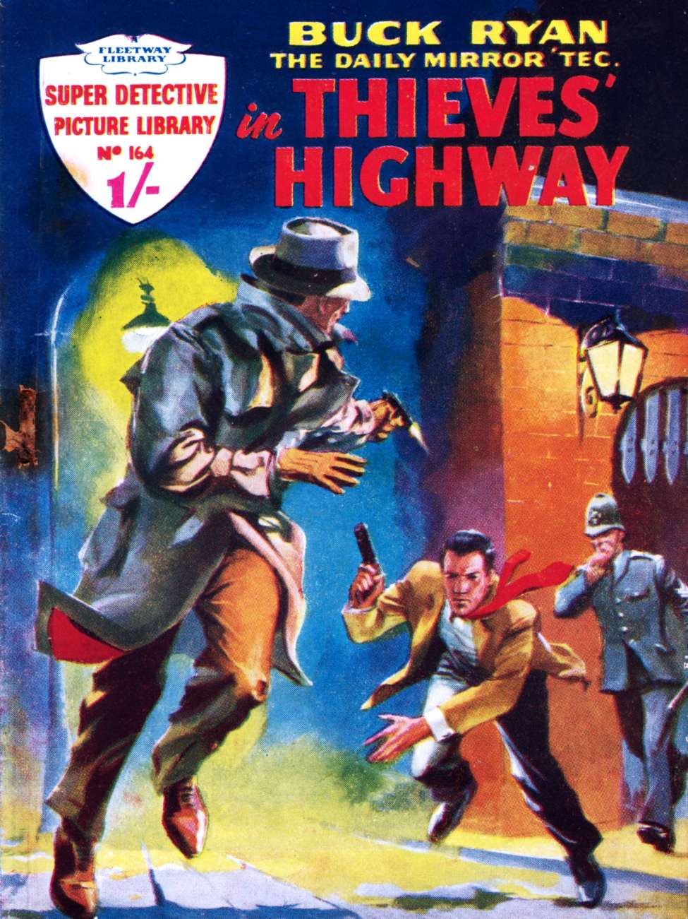 Book Cover For Super Detective Library 164 - Buck Ryan in Thieves Highway