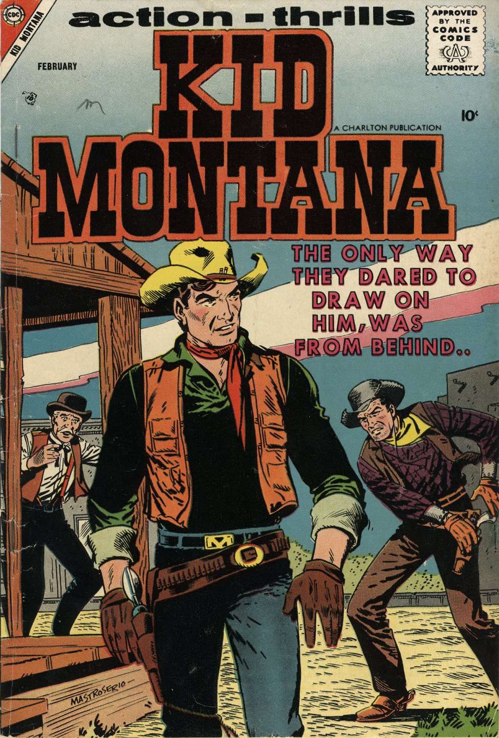 Comic Book Cover For Kid Montana 11