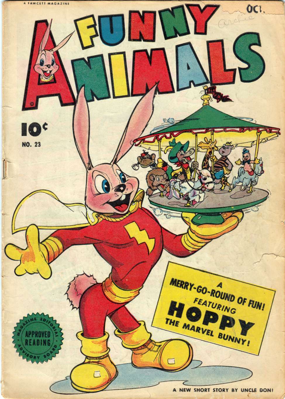 Comic Book Cover For Fawcett's Funny Animals 23