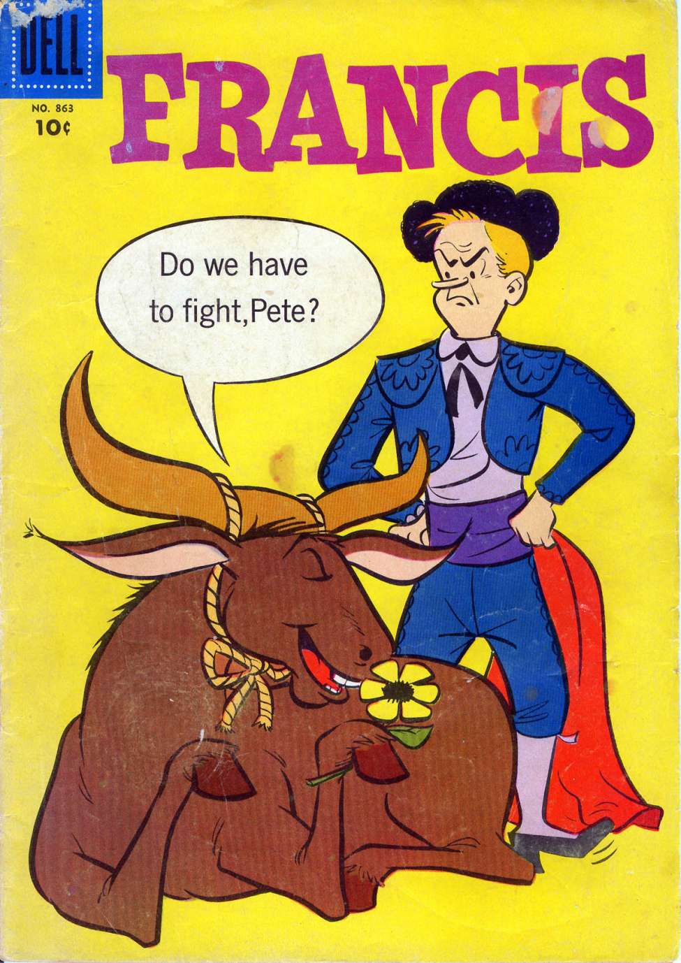 Comic Book Cover For 0863 - Francis, The Famous Talking Mule