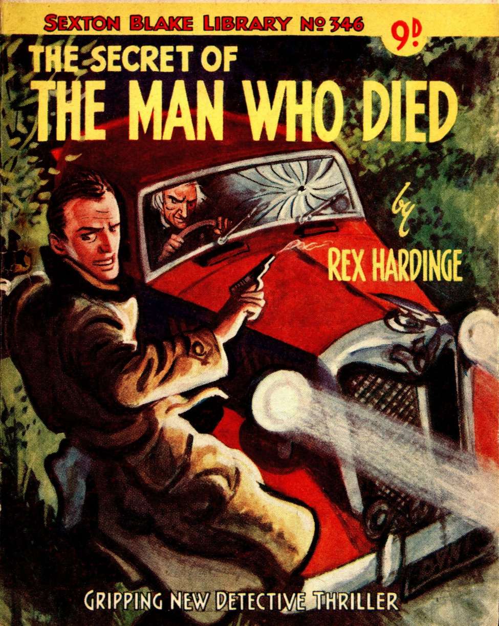 Comic Book Cover For Sexton Blake Library S3 346 - The Secret of the Man Who Died