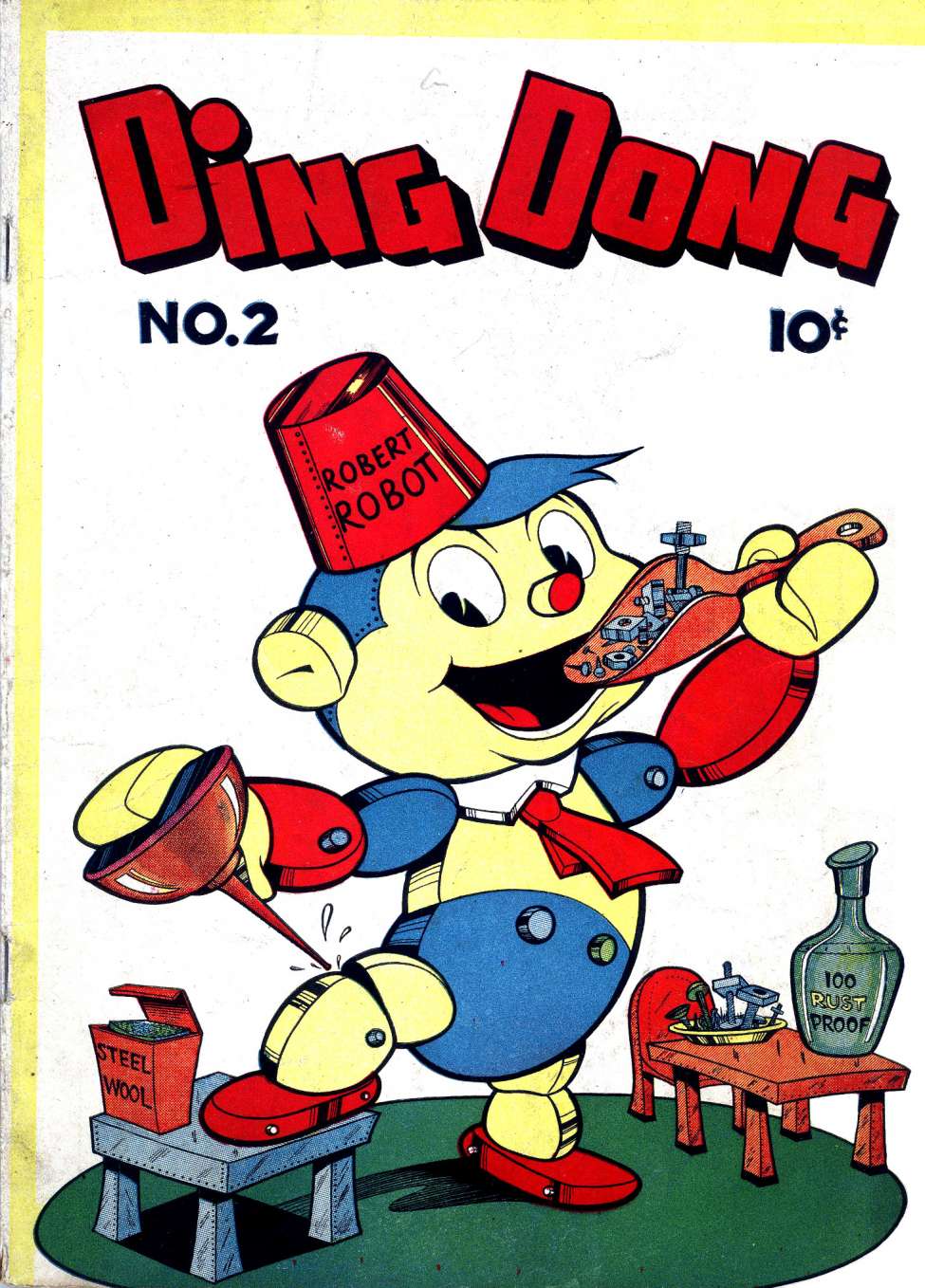 Comic Book Cover For Ding Dong 2