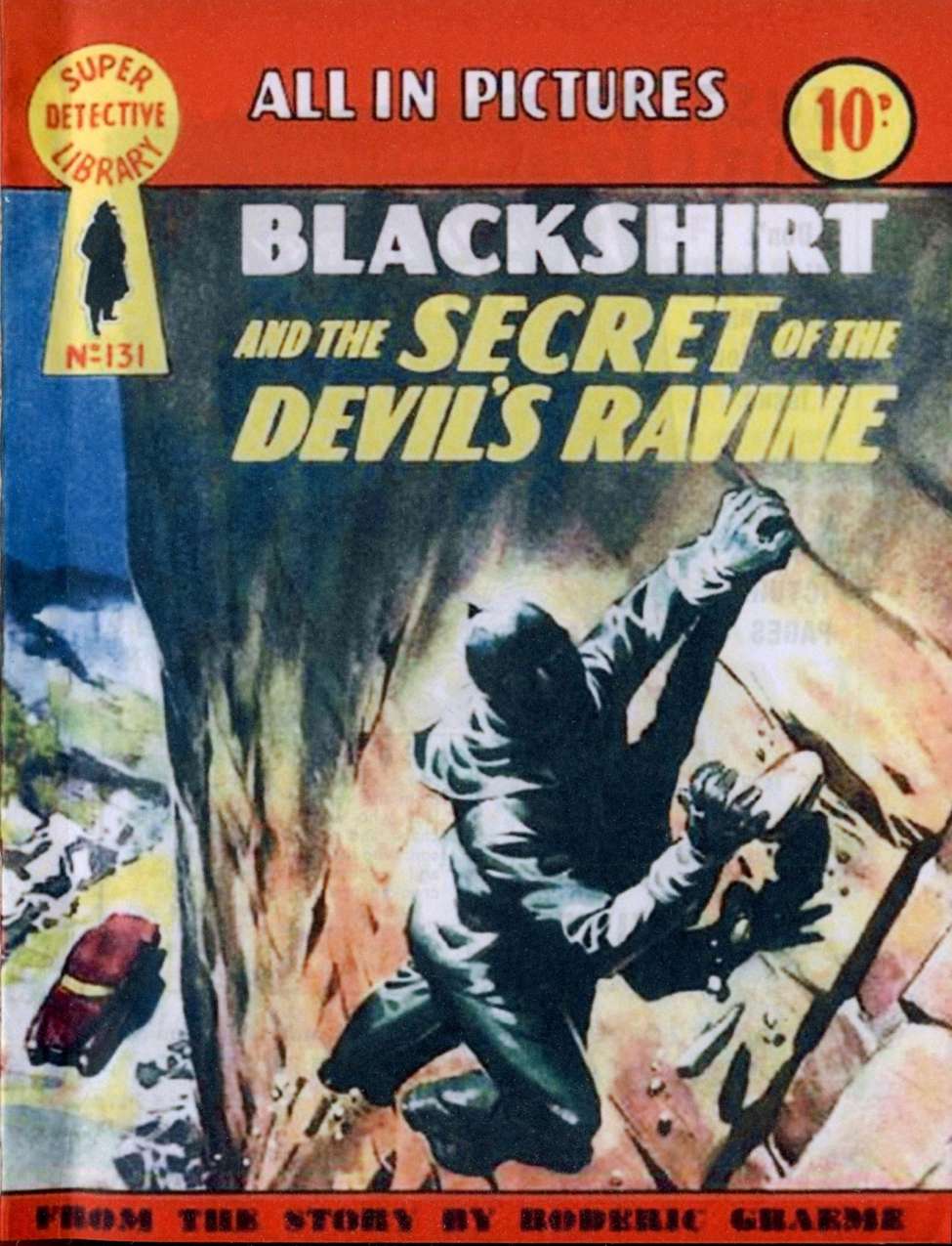 Book Cover For Super Detective Library 131 - The Secret of the Devil's Ravine