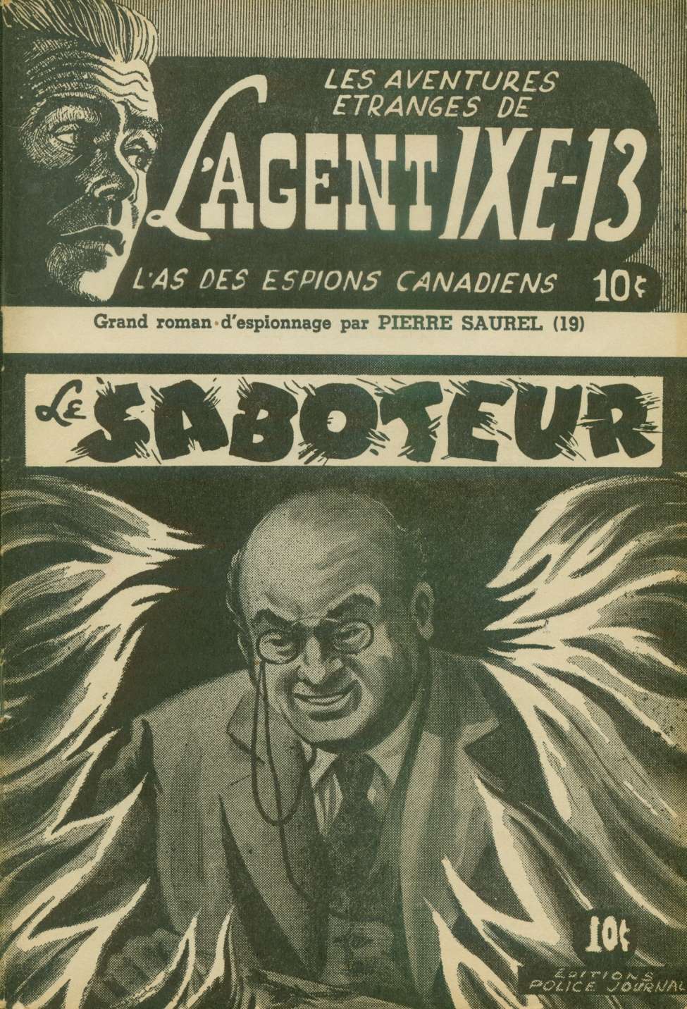 Comic Book Cover For L'Agent IXE-13 v2 19 - Le saboteur