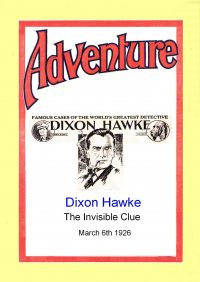 Large Thumbnail For Dixon Hawke - The Invisible Clue