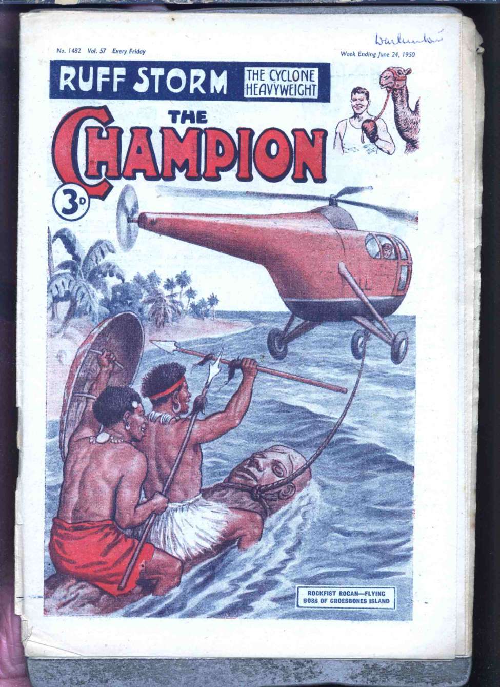 Comic Book Cover For The Champion 1482