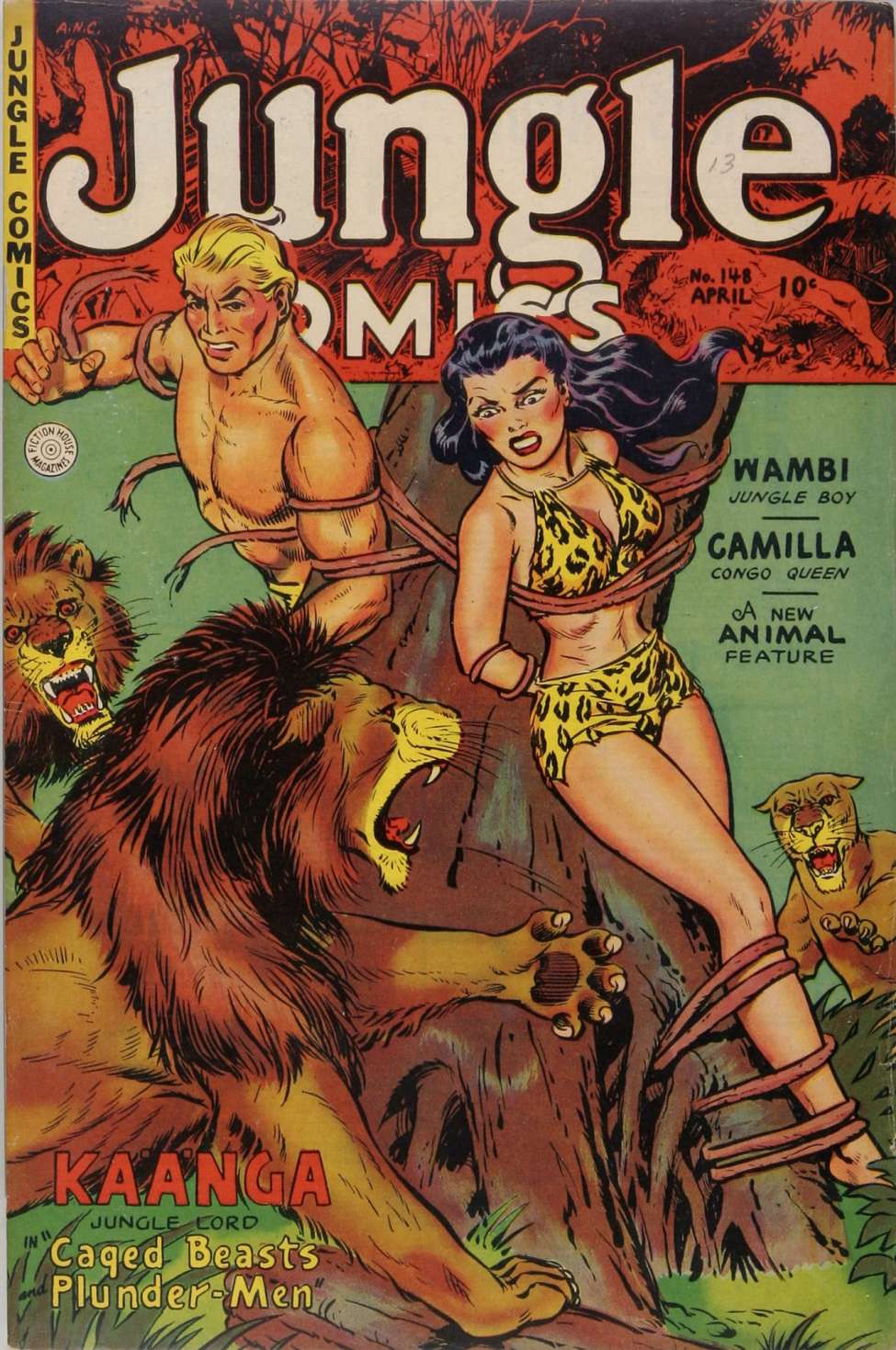 Book Cover For Jungle Comics 148