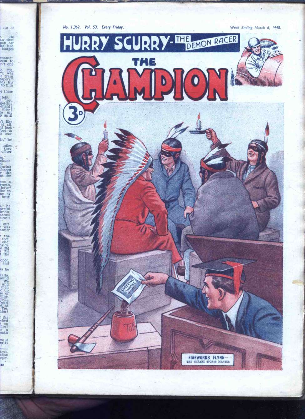 Comic Book Cover For The Champion 1362