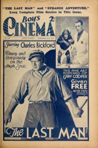 Large Thumbnail For Boy's Cinema 688 - The Last Man - Charles Bickford