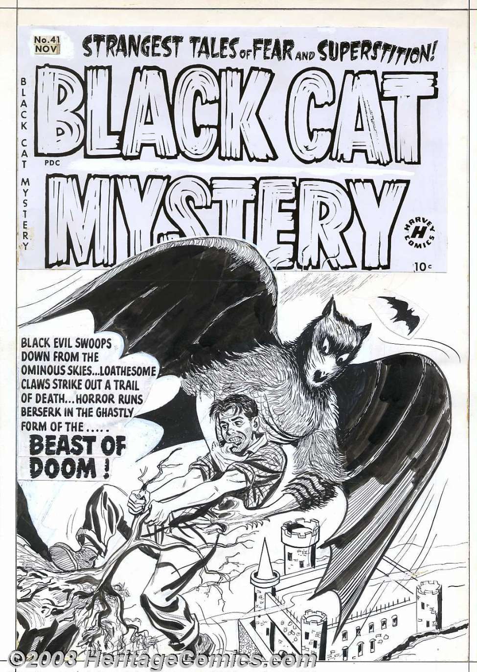 Comic Book Cover For Black Cat 41 (Mystery)