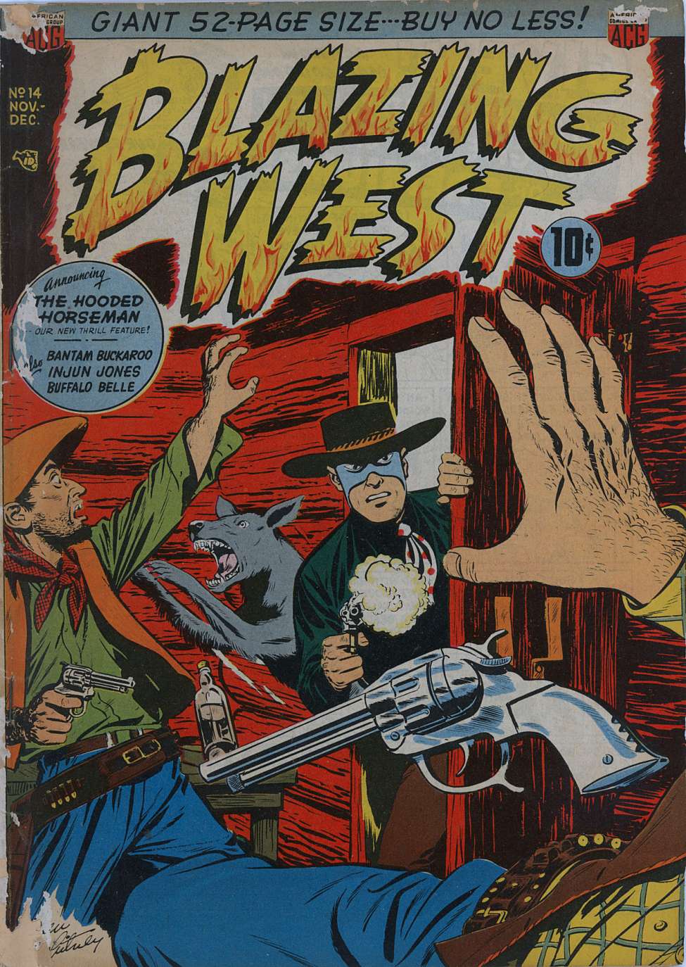 Book Cover For Blazing West 14