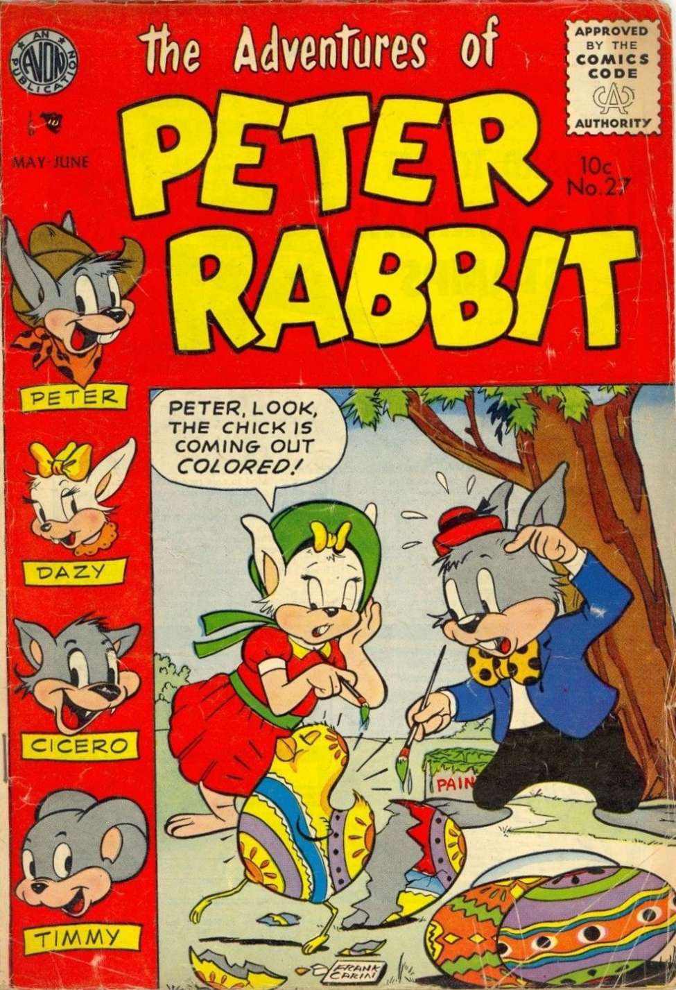 Comic Book Cover For Peter Rabbit 27
