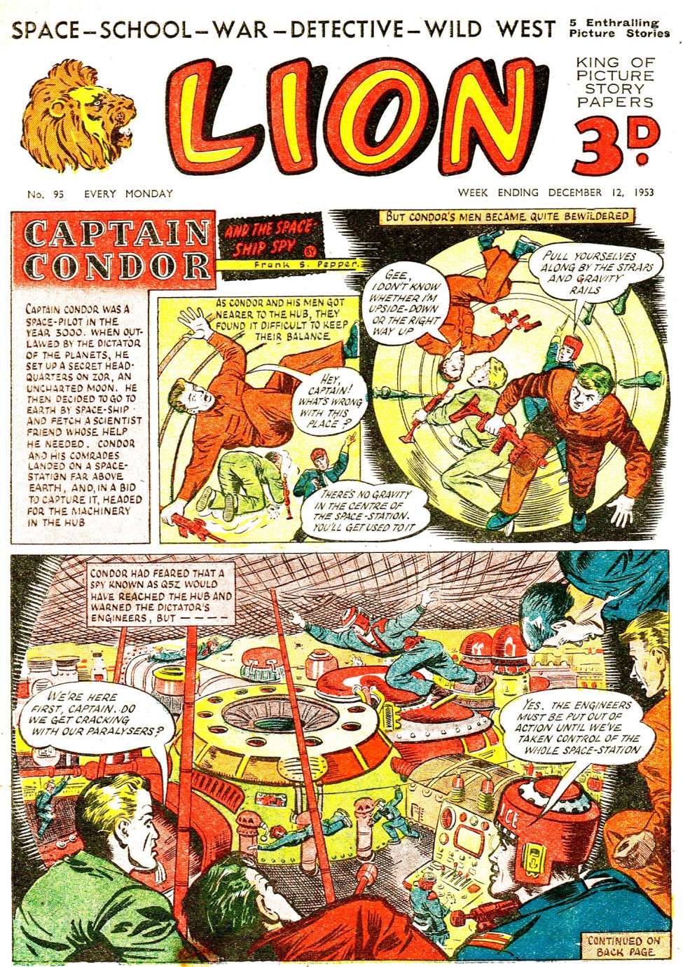Comic Book Cover For Lion 95