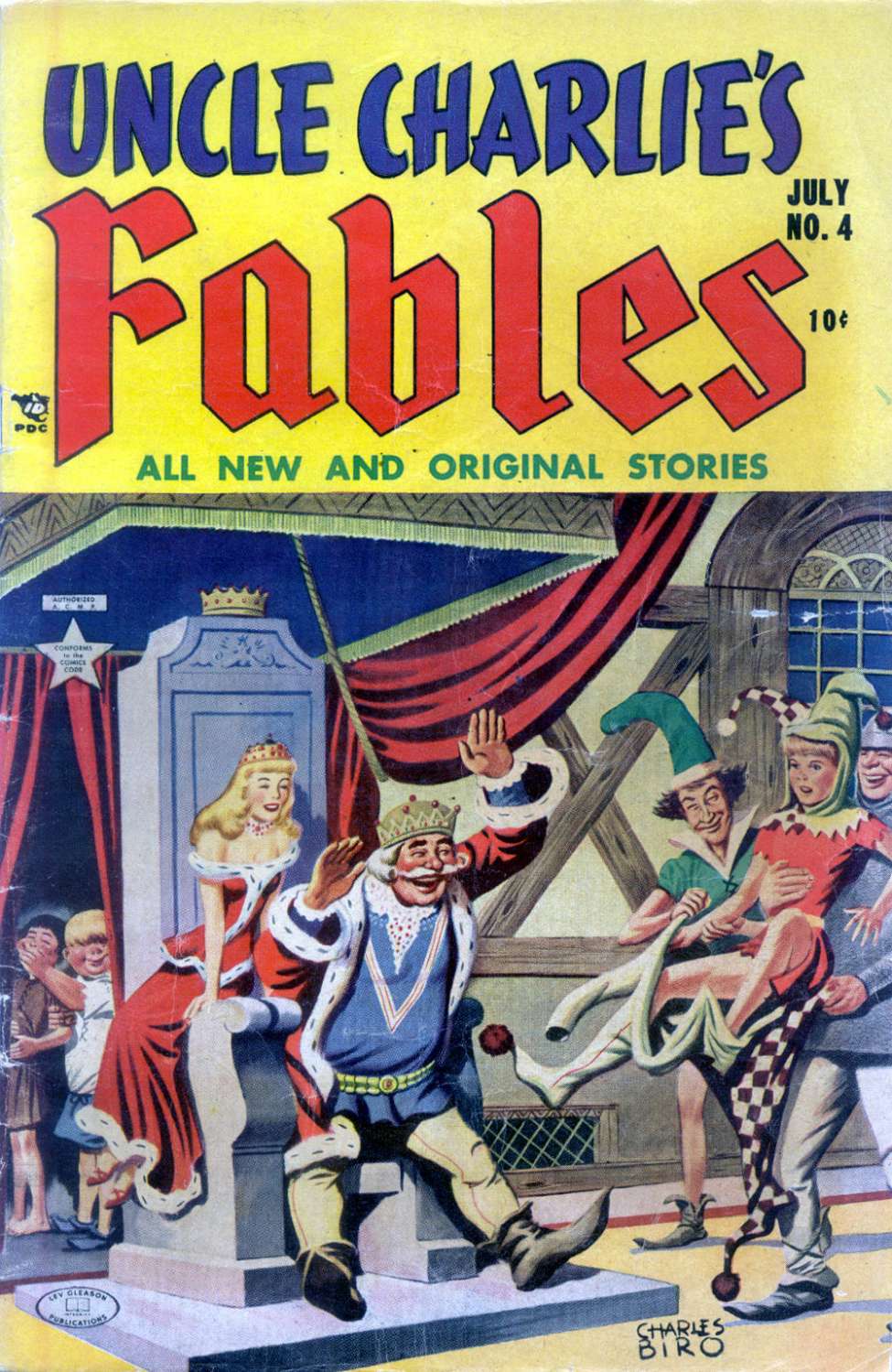 Comic Book Cover For Uncle Charlie's Fables 4