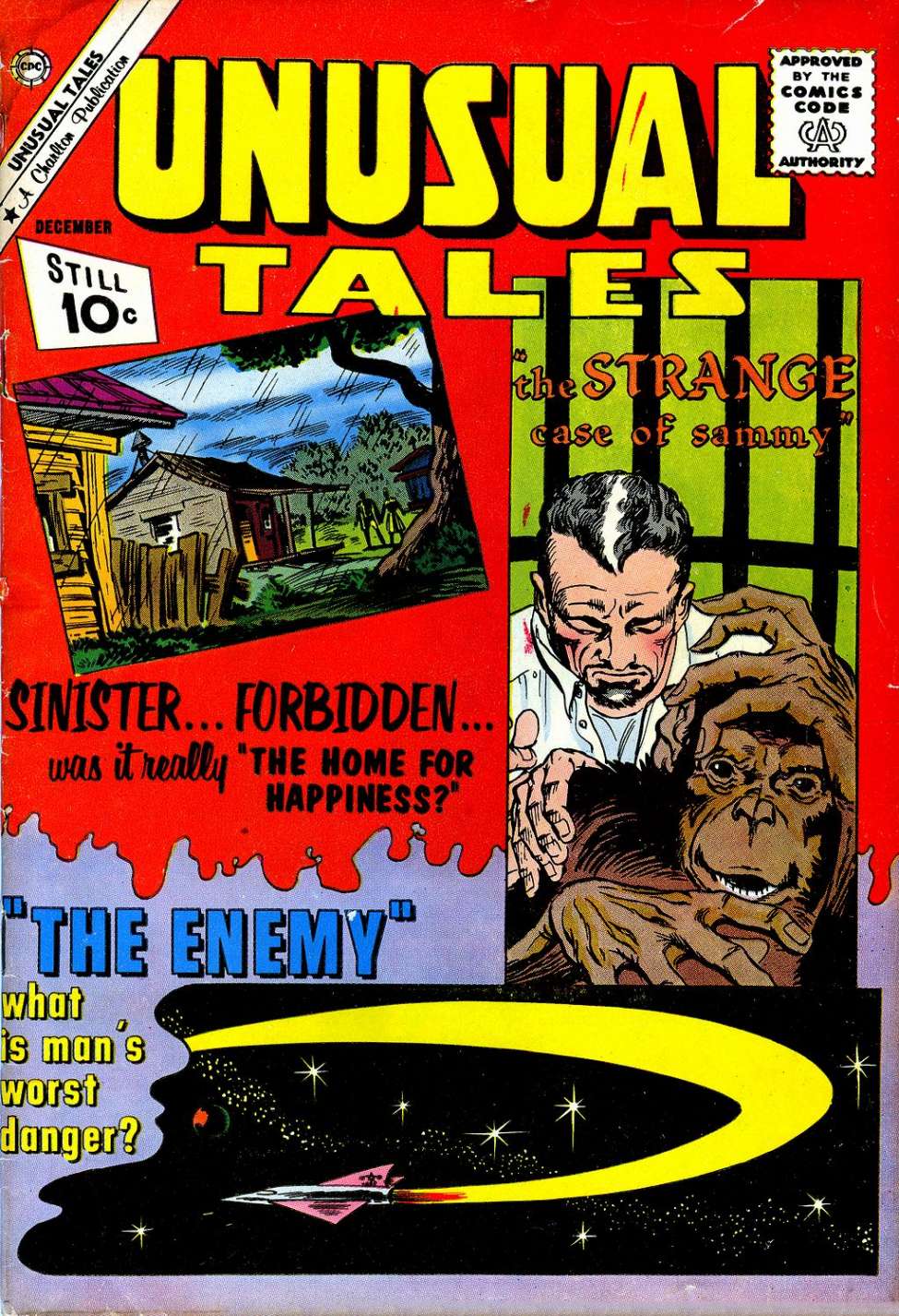 Comic Book Cover For Unusual Tales 31