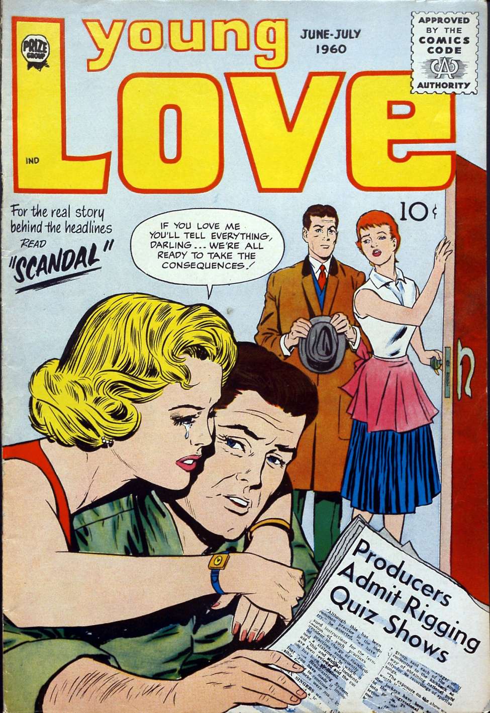 Comic Book Cover For Young Love v4 1