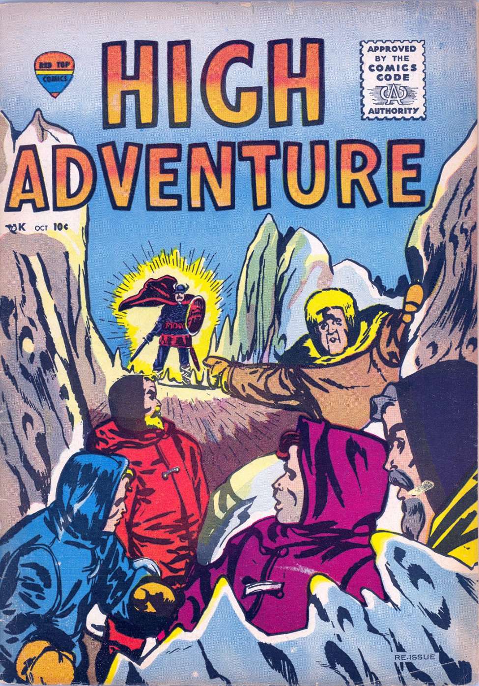 Comic Book Cover For High Adventure 1