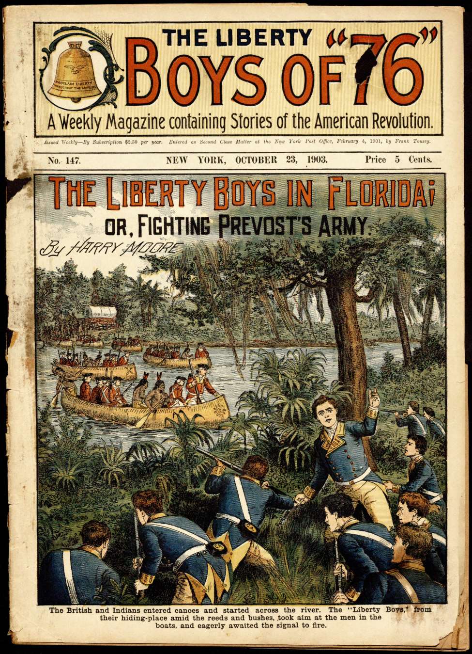 Book Cover For The Liberty Boys of 76 147 - The Liberty Boys in Florida