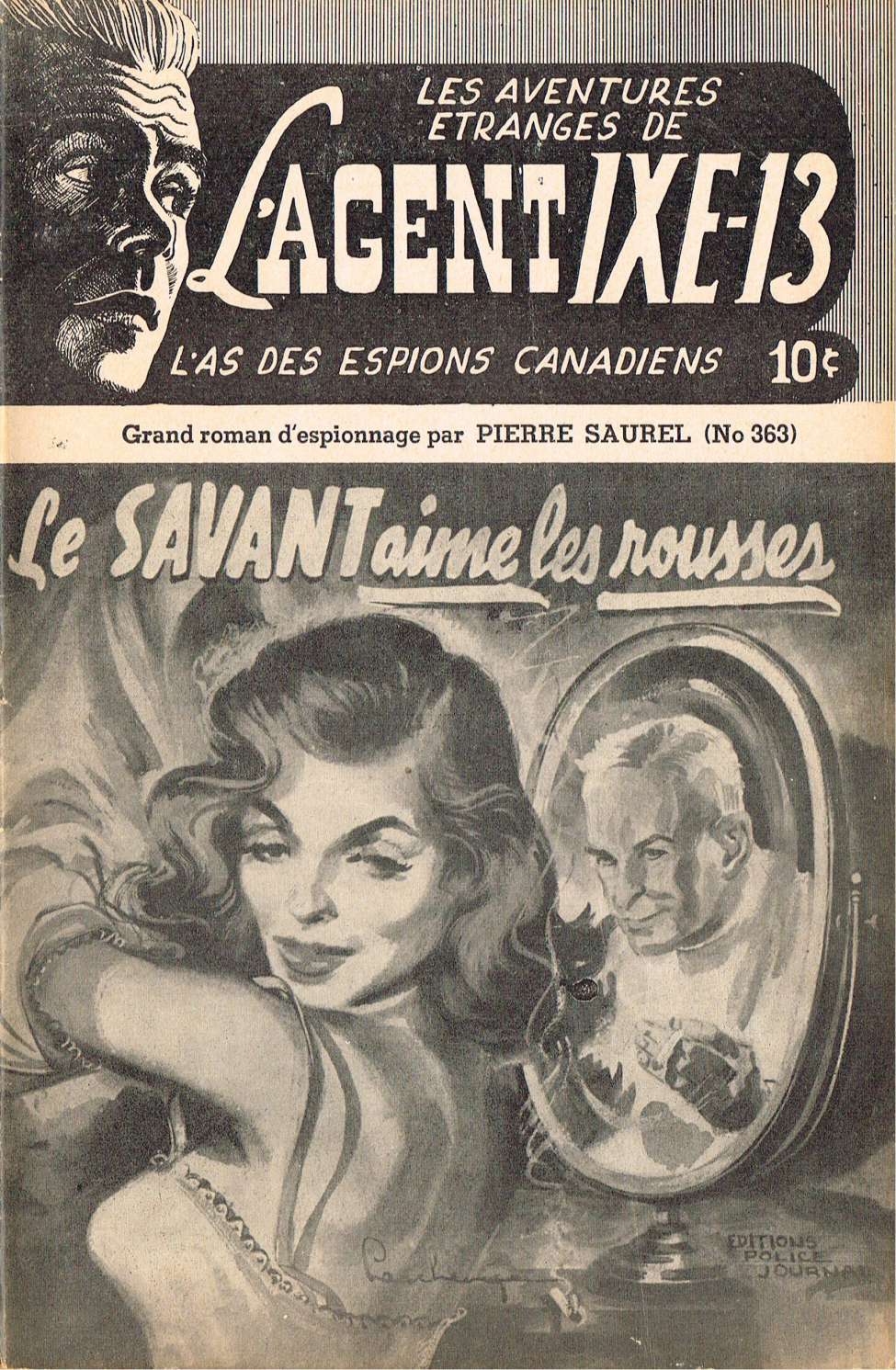 Book Cover For L'Agent IXE-13 v2 363 - Le savant aime les rousses