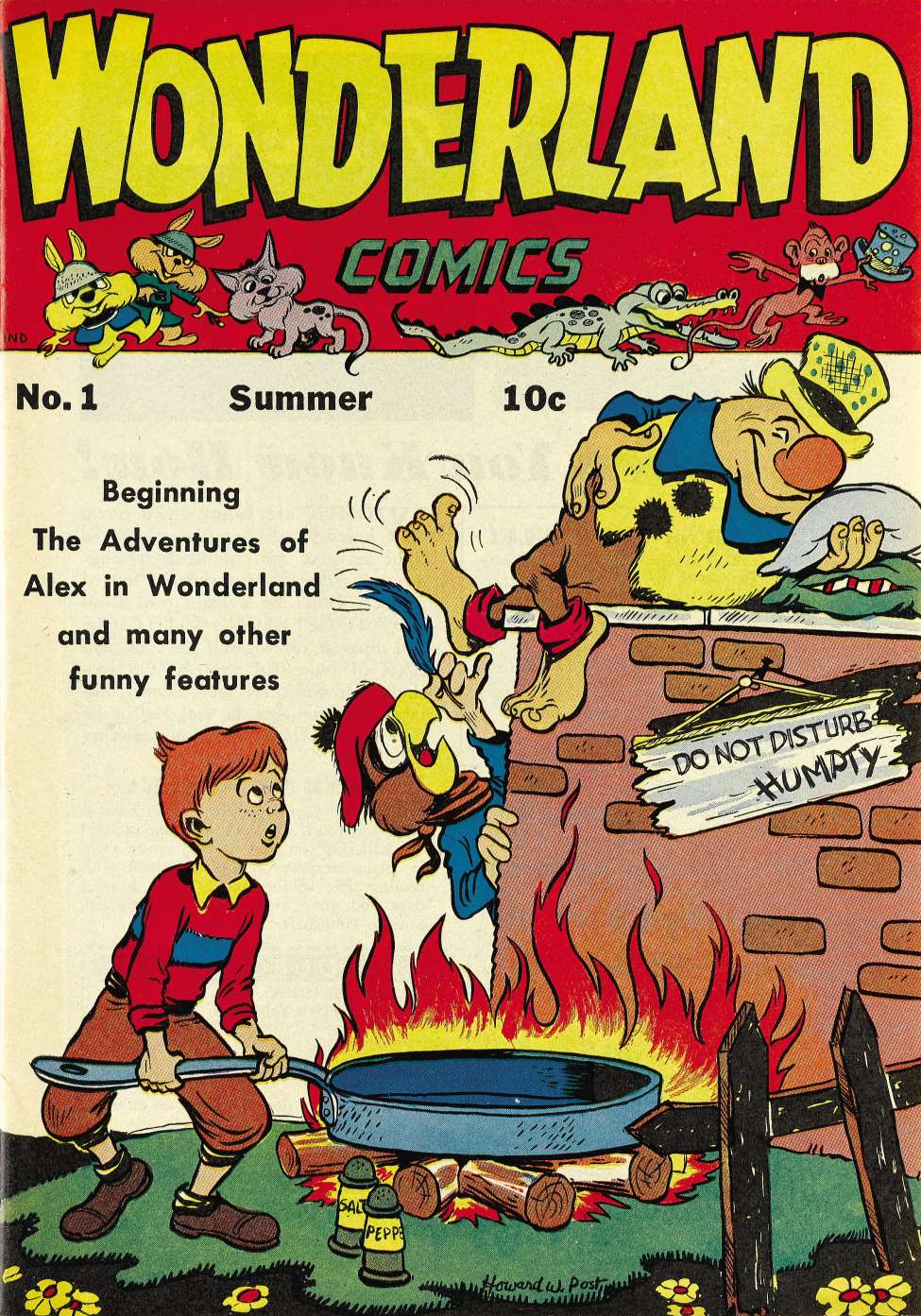 Comic Book Cover For Wonderland Comics 1