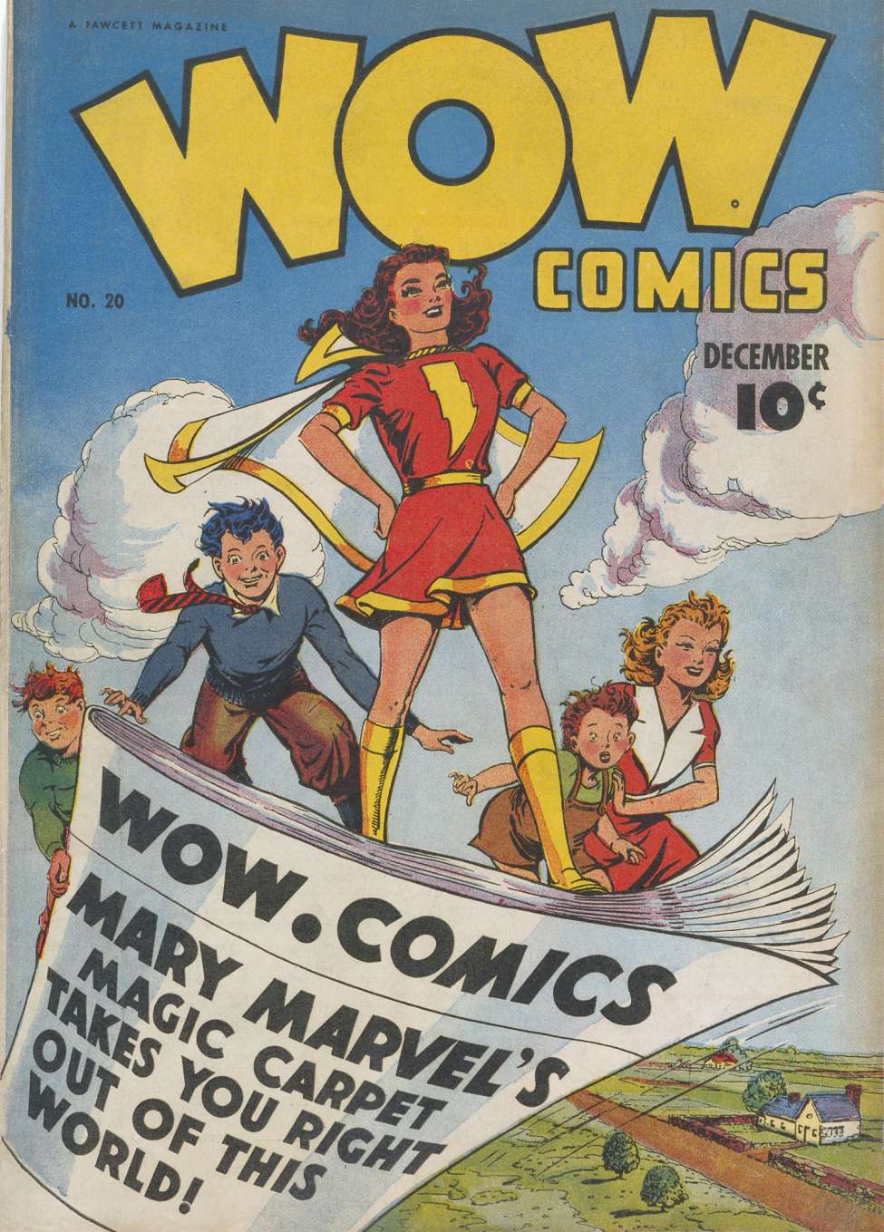 Comic Book Cover For Wow Comics 20