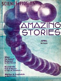 Large Thumbnail For Amazing Stories v8 1 - When the Comet Returned - Harl Vincent
