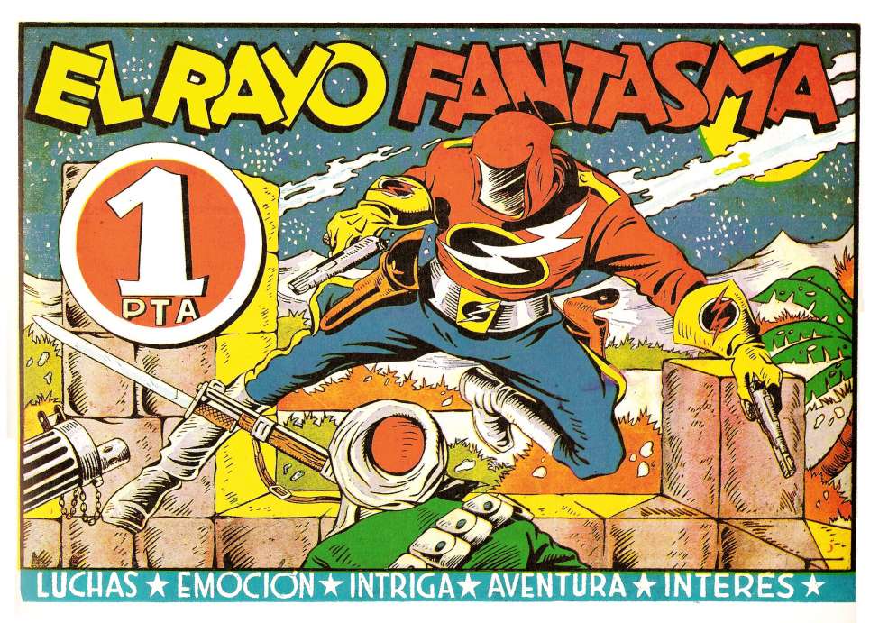 Comic Book Cover For Rayo Fantasma y Ayax