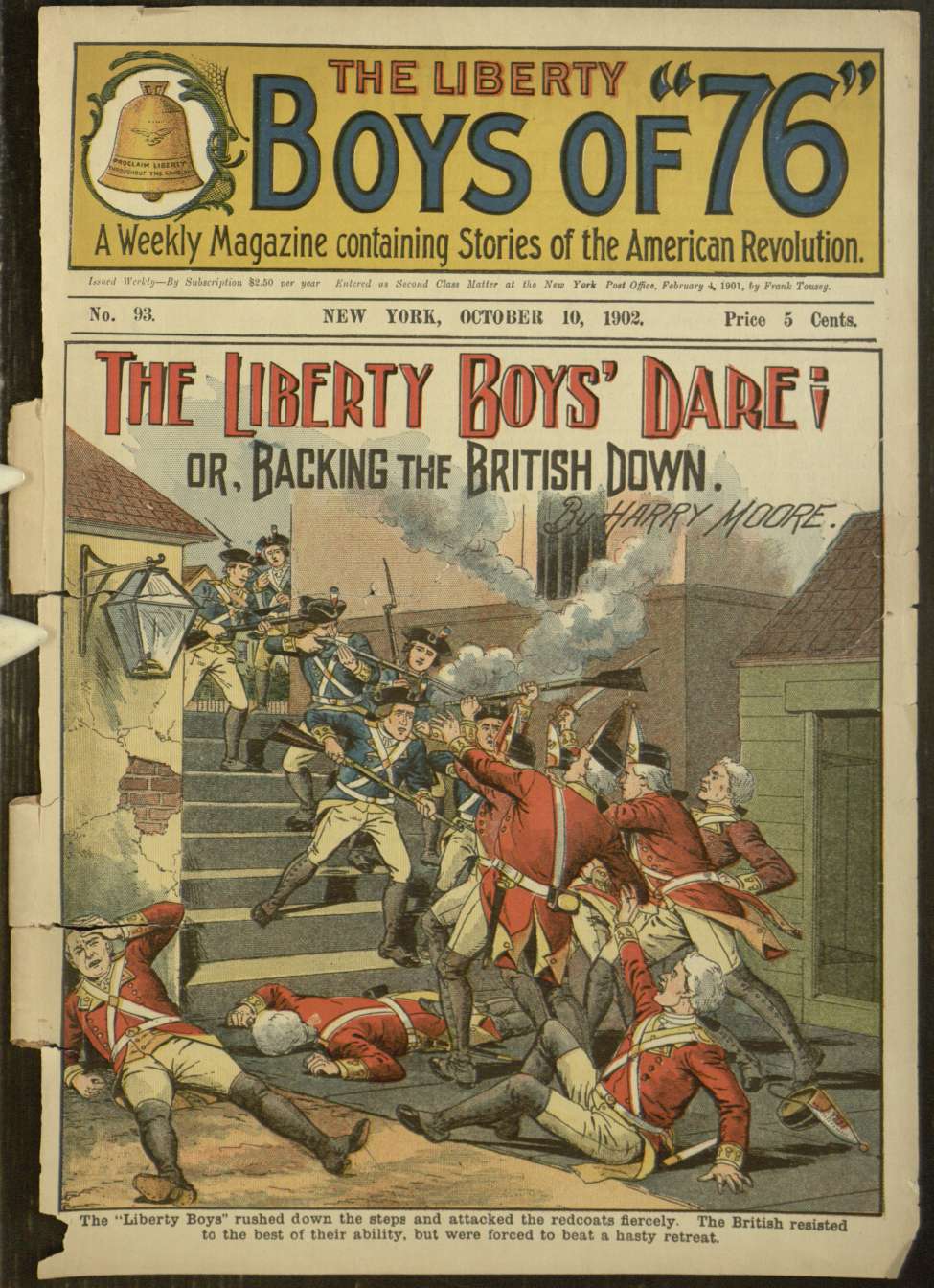 Book Cover For The Liberty Boys of 76 93 - The Liberty Boys Dare