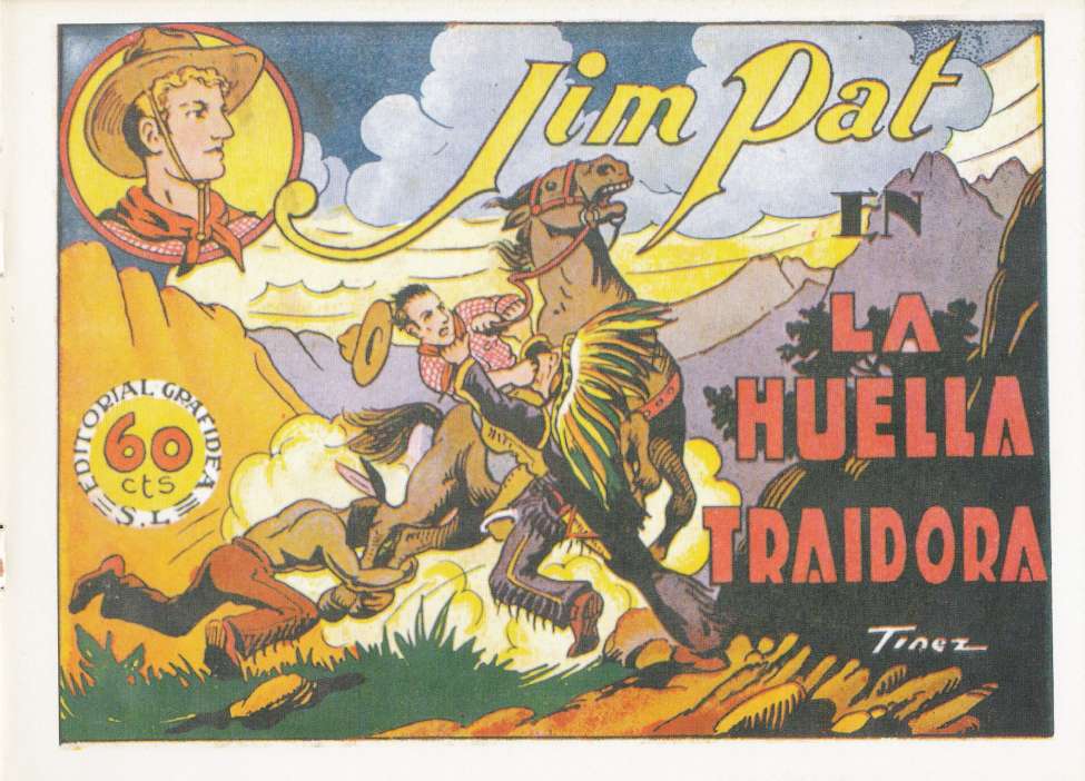 Comic Book Cover For Jim Pat 6 - La huella traidora