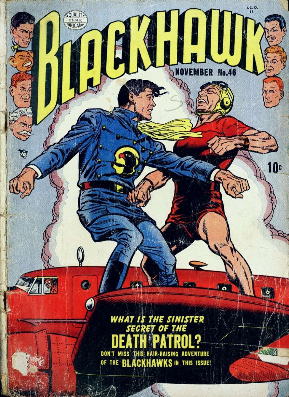 Comic Book Cover For Blackhawk 46